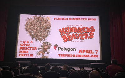 Big banner ad for Hundreds of Beavers